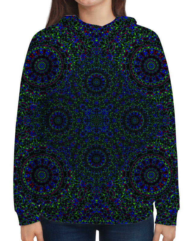 Printio Толстовка с полной запечаткой Фрактальные круги printio футболка с полной запечаткой женская фрактальные круги