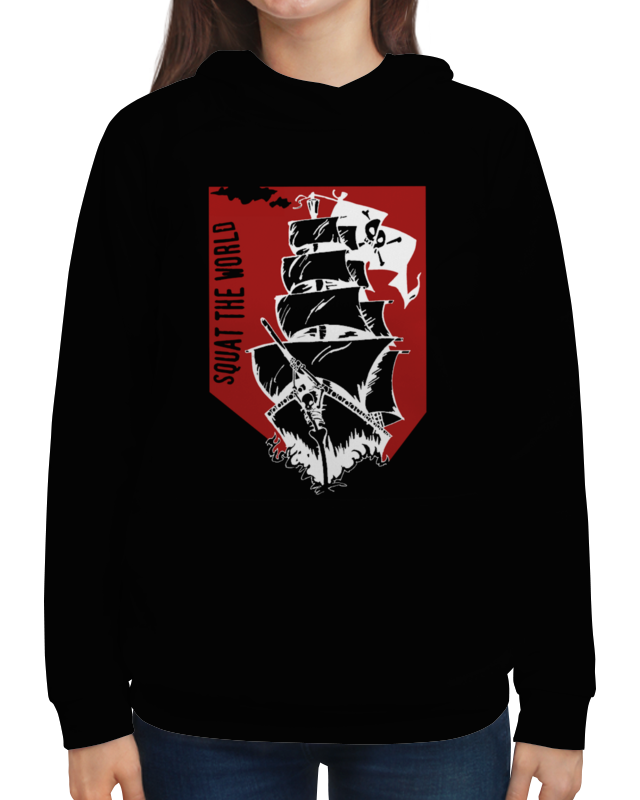 Printio Толстовка с полной запечаткой Пиратский корабль printio футболка с полной запечаткой мужская пиратский корабль