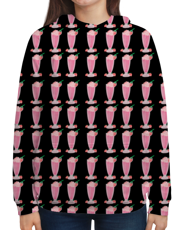 Printio Толстовка с полной запечаткой клубничный коктейль printio футболка с полной запечаткой для девочек клубничный коктейль