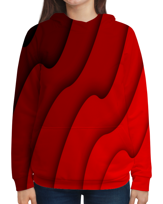 Printio Толстовка с полной запечаткой Красные волны printio толстовка с полной запечаткой красные углы