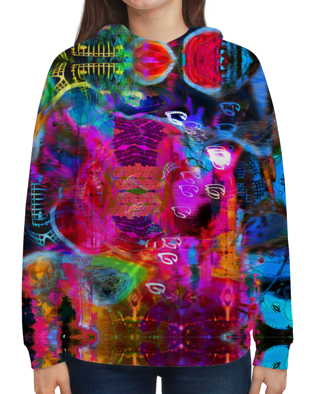 Printio Толстовка с полной запечаткой Abstract raster 372 printio футболка с полной запечаткой для девочек abstract raster 372