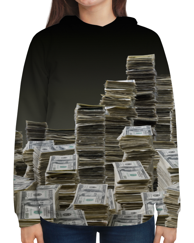 Printio Толстовка с полной запечаткой Money printio футболка с полной запечаткой женская money