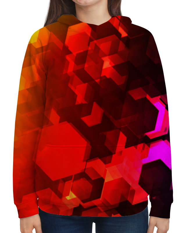 Printio Толстовка с полной запечаткой Шестиугольники printio толстовка с полной запечаткой геометрический узор