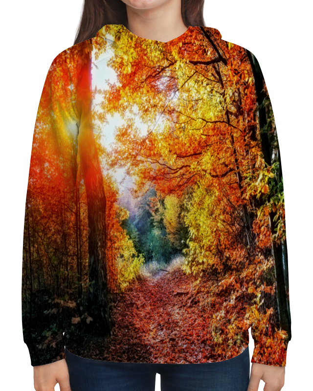 Printio Толстовка с полной запечаткой Осенний пейзаж printio футболка с полной запечаткой мужская осенний пейзаж