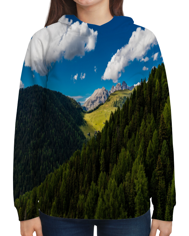 Printio Толстовка с полной запечаткой Лесной склон printio футболка с полной запечаткой мужская лесной склон