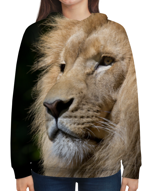 Printio Толстовка с полной запечаткой Хищник лев printio детский свитшот с полной запечаткой хищник лев