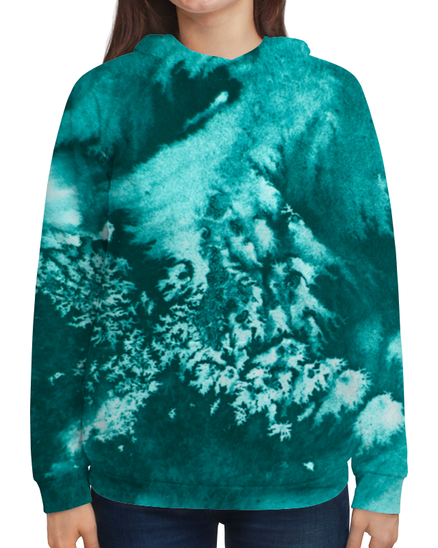 Printio Толстовка с полной запечаткой Акварельная изморозь printio футболка с полной запечаткой мужская акварельная изморозь