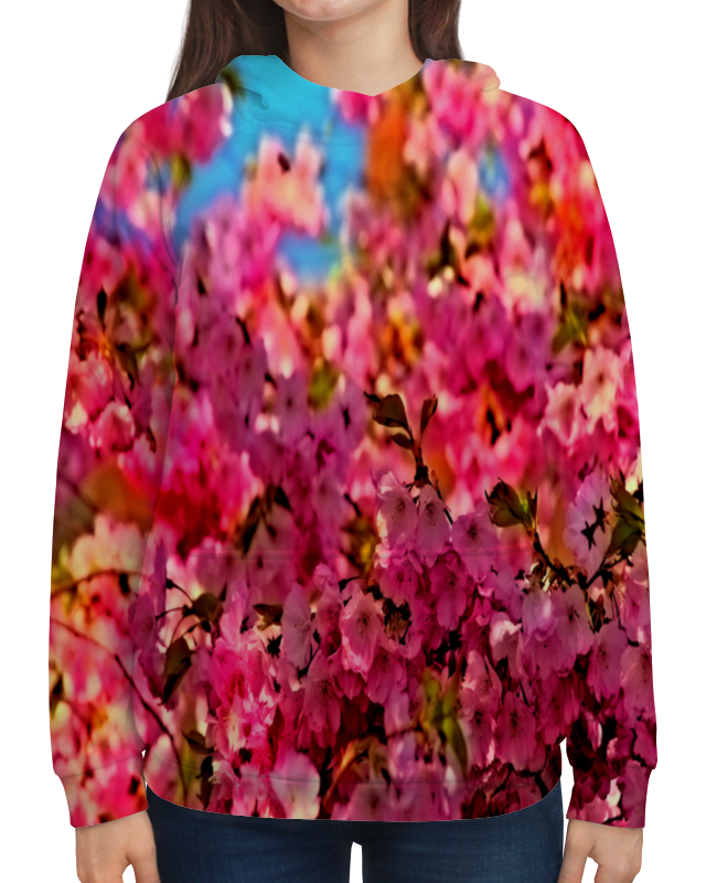 Printio Толстовка с полной запечаткой Весенние цветы printio футболка с полной запечаткой мужская весенние цветы