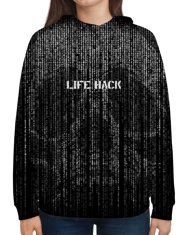 Printio Толстовка с полной запечаткой Череп life hack printio футболка с полной запечаткой мужская череп life hack