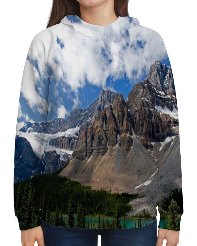 Printio Толстовка с полной запечаткой Лес и горы printio футболка с полной запечаткой мужская лес и горы
