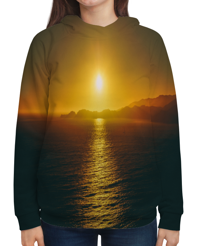 Printio Толстовка с полной запечаткой Закат над морем printio футболка с полной запечаткой женская закат над морем
