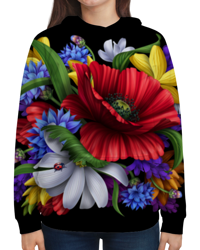 Printio Толстовка с полной запечаткой Композиция цветов printio футболка с полной запечаткой мужская композиция цветов