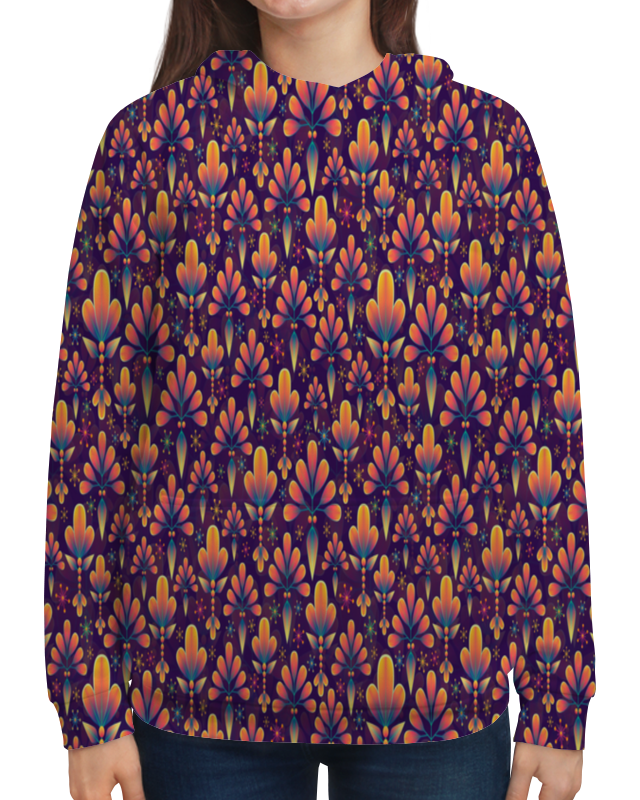 Printio Толстовка с полной запечаткой Лепестки цветов printio футболка с полной запечаткой женская лепестки цветов