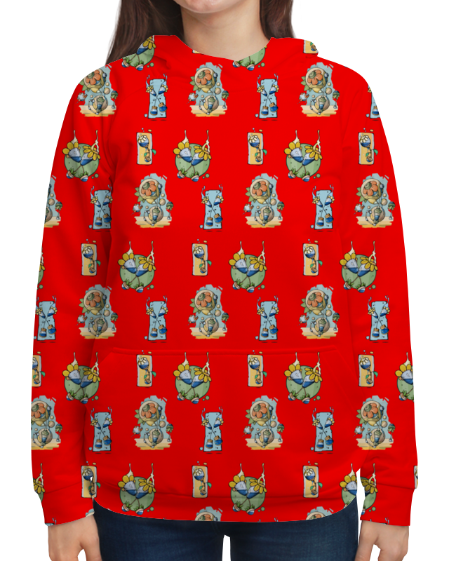Printio Толстовка с полной запечаткой Цветочные узоры mix printio футболка с полной запечаткой мужская цветочные узоры