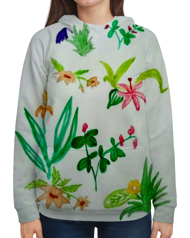 Printio Толстовка с полной запечаткой Ботаника printio футболка с полной запечаткой женская ботаника