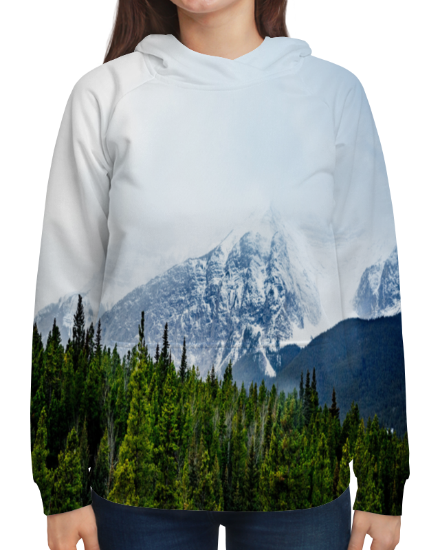 Printio Толстовка с полной запечаткой Ледяная гора printio футболка с полной запечаткой для девочек ледяная гора