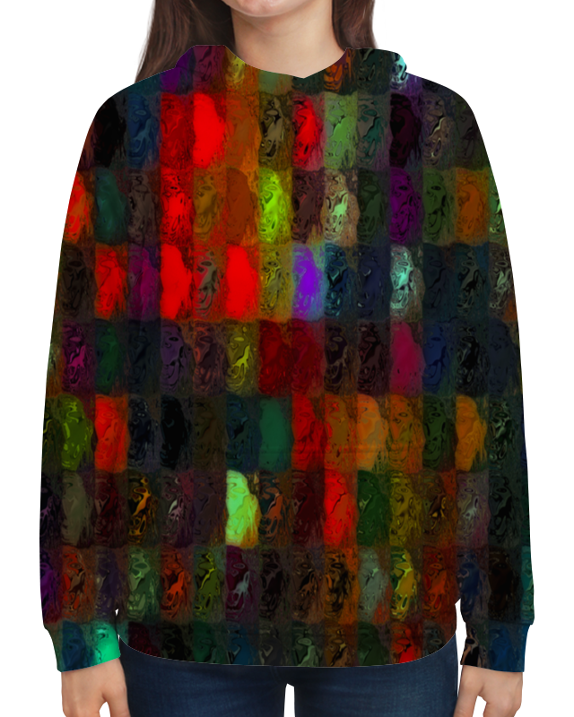Printio Толстовка с полной запечаткой Кубики красками printio футболка с полной запечаткой для девочек кубики красками