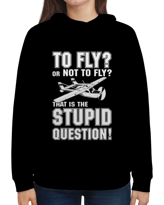 Printio Толстовка с полной запечаткой Летать, или не летать? printio футболка с полной запечаткой мужская летать или не летать