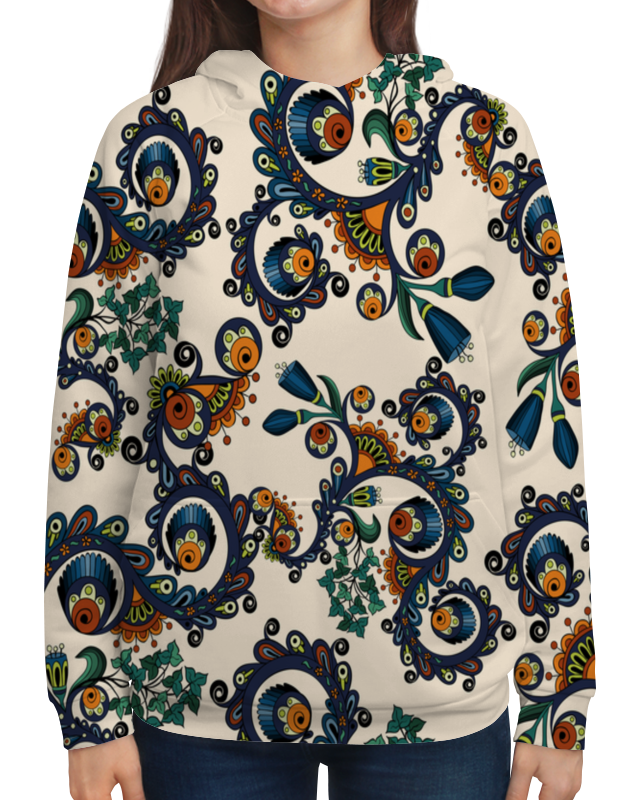 Printio Толстовка с полной запечаткой Плетение цветов printio футболка с полной запечаткой женская плетение цветов