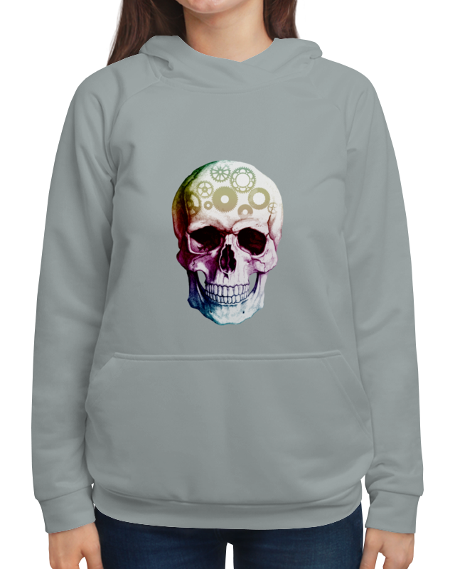 Printio Толстовка с полной запечаткой Черепушка