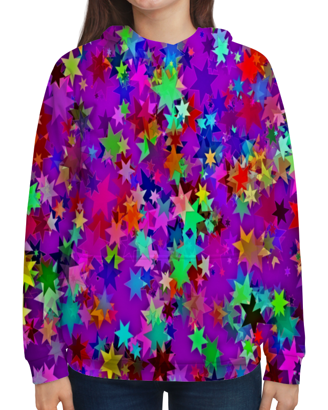Printio Толстовка с полной запечаткой Звездное конфетти printio футболка с полной запечаткой мужская звездное конфетти