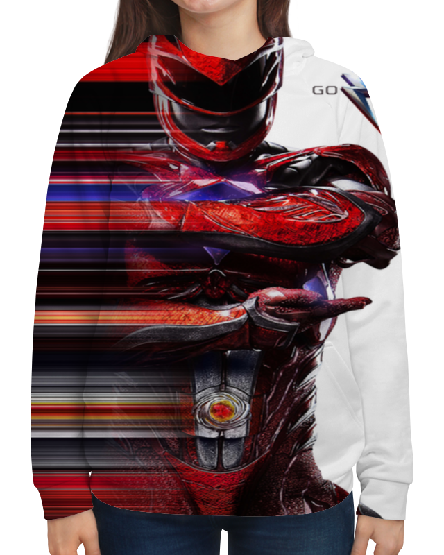 Printio Толстовка с полной запечаткой Могучие рейнджеры