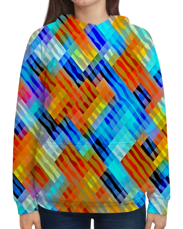 Printio Толстовка с полной запечаткой Волнистый узор printio футболка с полной запечаткой женская волнистый узор