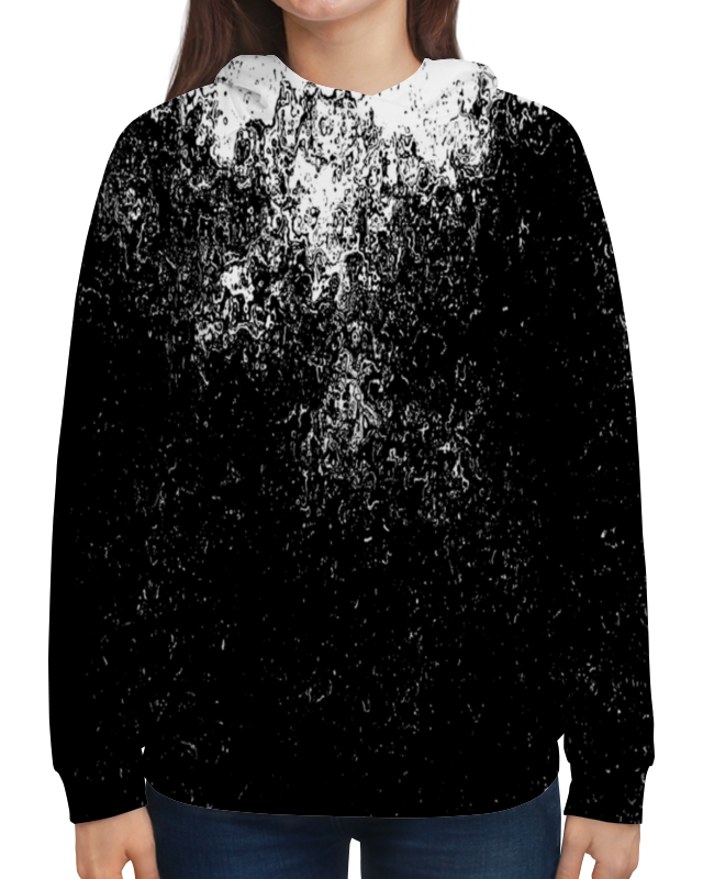 Printio Толстовка с полной запечаткой Черно-белые краски printio толстовка с полной запечаткой красно белые краски