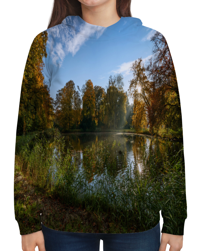 Printio Толстовка с полной запечаткой Деревья у озера printio толстовка с полной запечаткой закат у озера