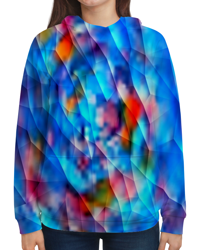 Printio Толстовка с полной запечаткой Красочный узор printio футболка с полной запечаткой женская красочный узор