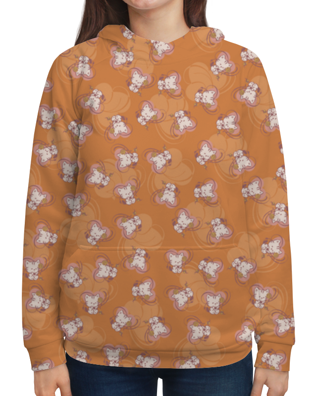 Printio Толстовка с полной запечаткой Котенок с клубком printio футболка с полной запечаткой для мальчиков котенок с клубком
