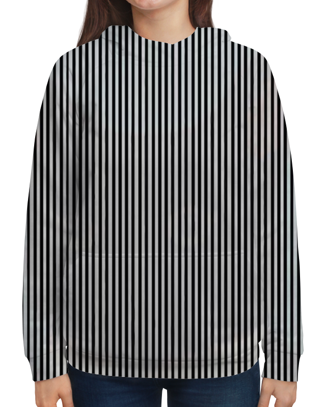 Printio Толстовка с полной запечаткой Вертикальная полоска printio футболка с полной запечаткой мужская вертикальная полоска