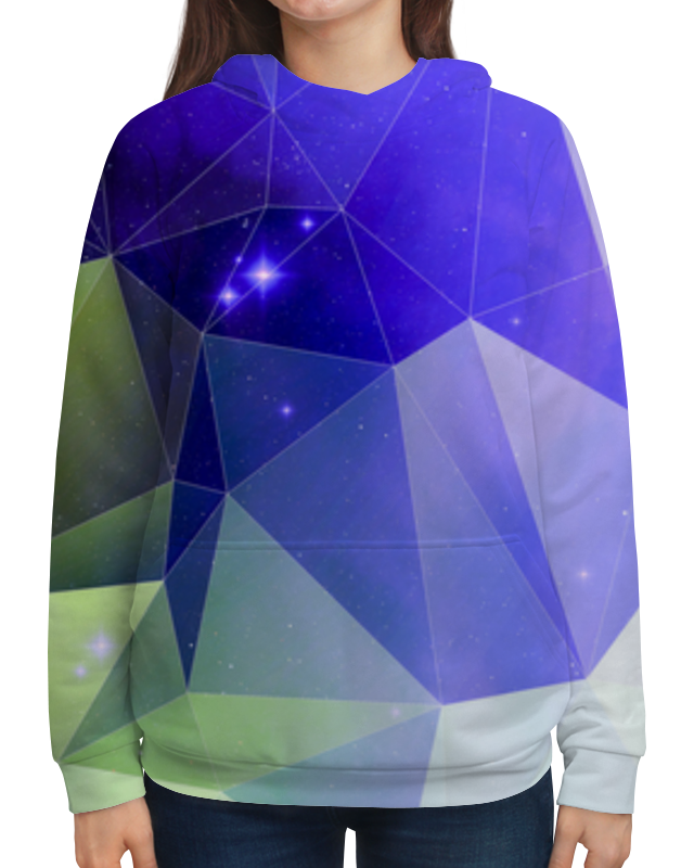 Printio Толстовка с полной запечаткой Космический треугольник printio футболка с полной запечаткой мужская космический треугольник