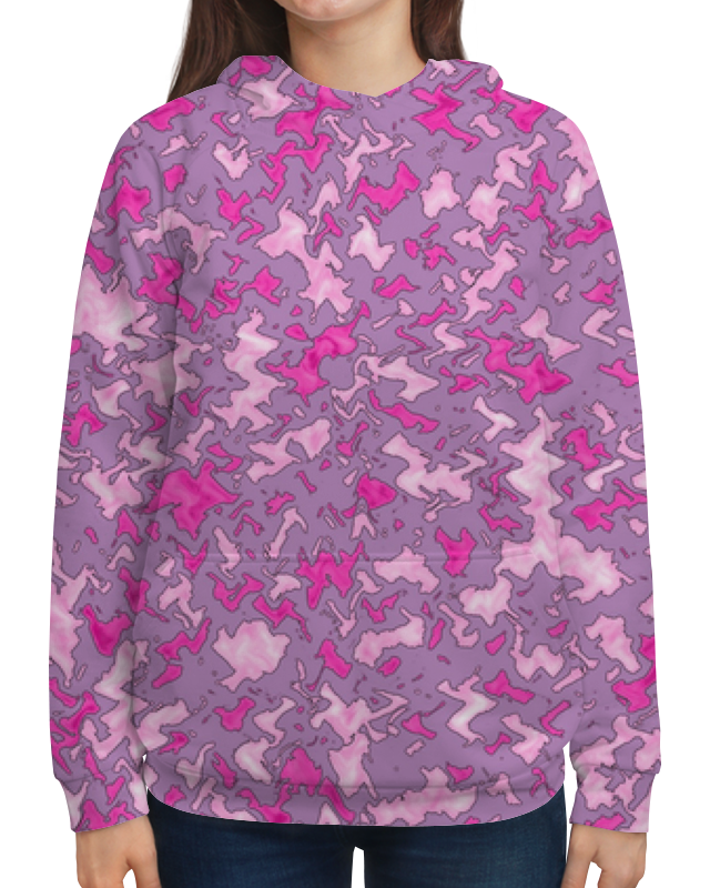 Printio Толстовка с полной запечаткой Камуфляж мраморный (розовый) printio рюкзак мешок с полной запечаткой камуфляж мраморный розовый