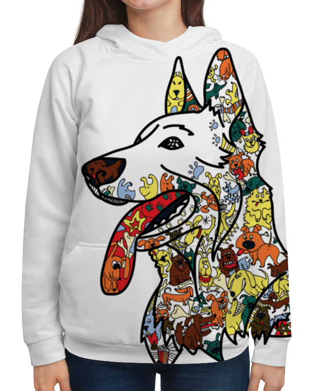 Printio Толстовка с полной запечаткой Забавные собаки printio футболка с полной запечаткой мужская забавные собаки