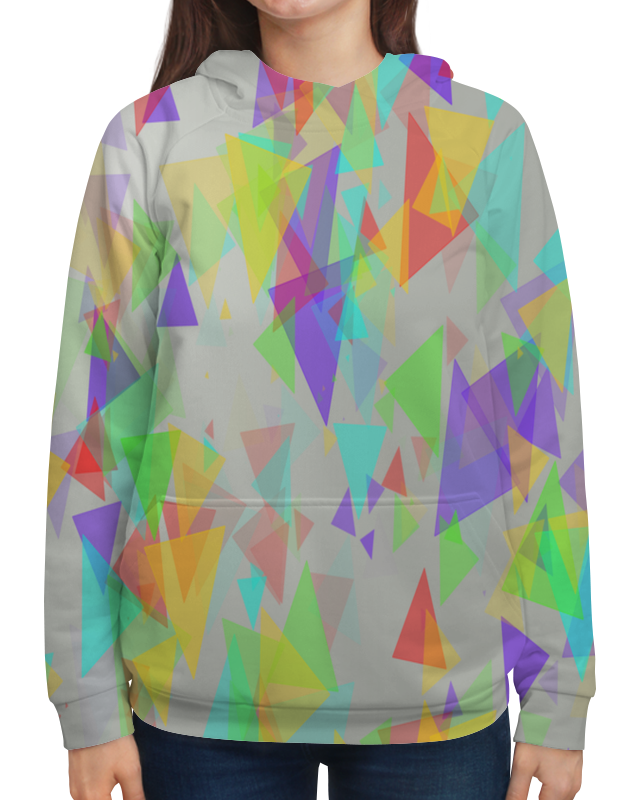 Printio Толстовка с полной запечаткой Треугольники