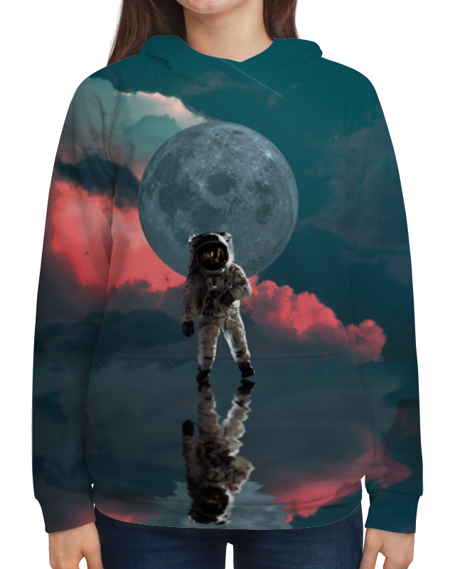 Printio Толстовка с полной запечаткой Космонавт астронавт printio футболка с полной запечаткой мужская космонавт астронавт
