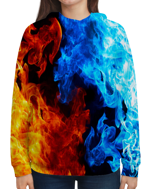 Printio Толстовка с полной запечаткой Огонь