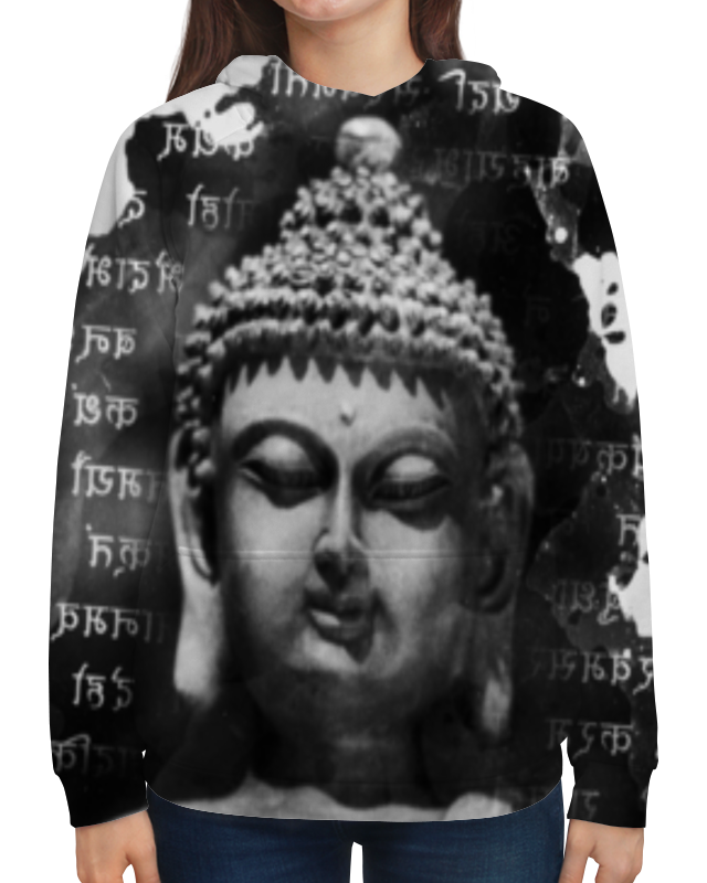 Printio Толстовка с полной запечаткой Будда (письмена) printio сумка с полной запечаткой будда письмена