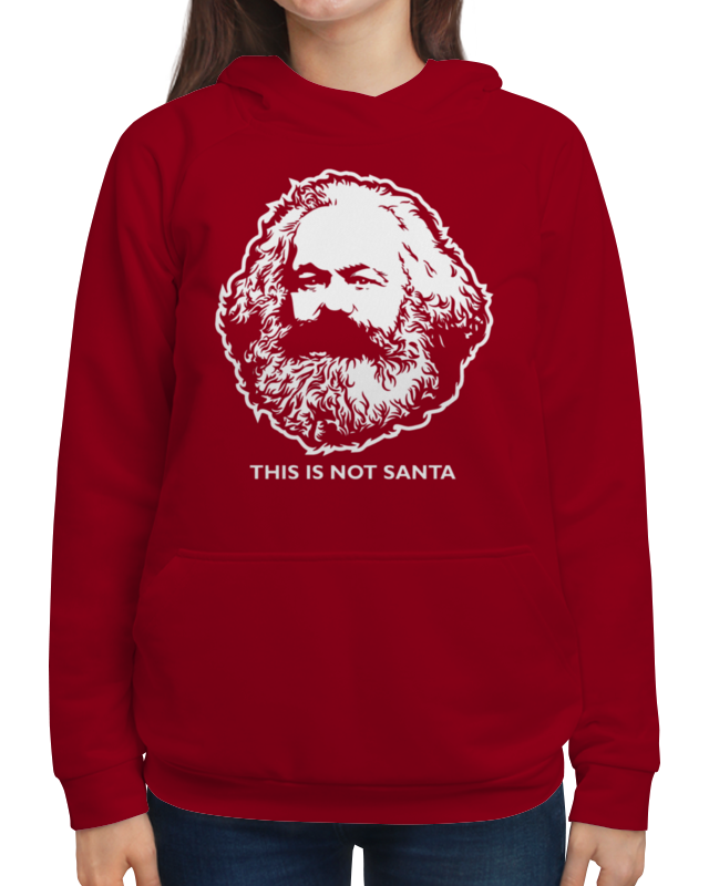 Printio Толстовка с полной запечаткой Карл маркс не санта printio футболка с полной запечаткой женская карл маркс не санта