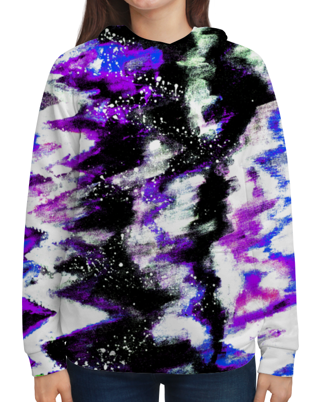 Printio Толстовка с полной запечаткой Буря красок