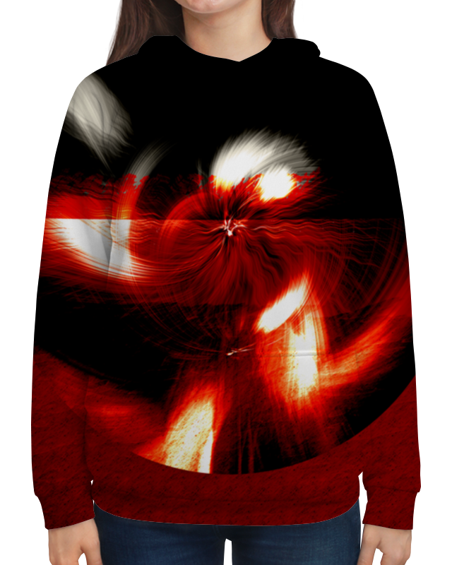 Printio Толстовка с полной запечаткой Абстракция в красном круге printio футболка с полной запечаткой женская абстракция в красном круге