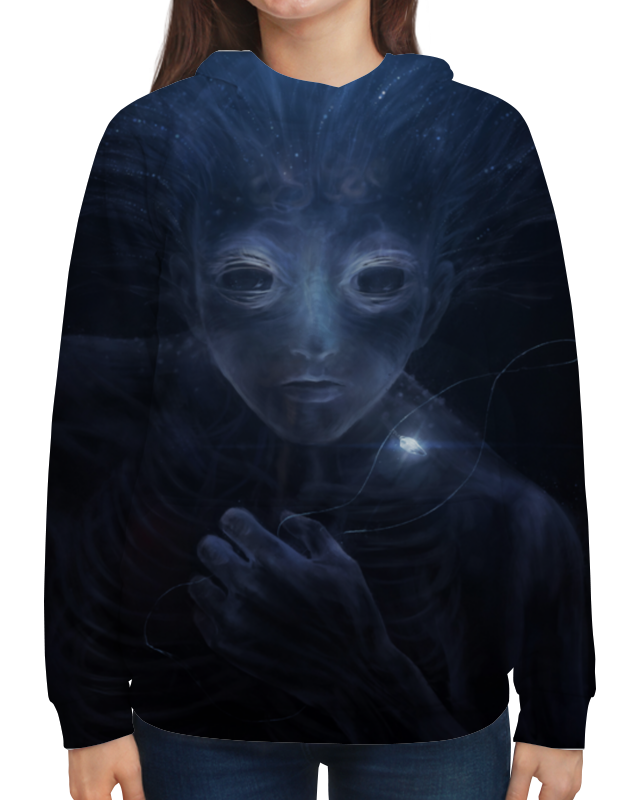 Printio Толстовка с полной запечаткой Призрак глубокого моря printio футболка с полной запечаткой женская призрак глубокого моря