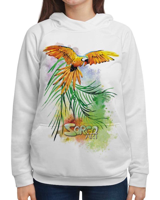 Printio Толстовка с полной запечаткой Тропические птицы. от зорго-арт printio футболка с полной запечаткой мужская тропические птицы от зорго арт