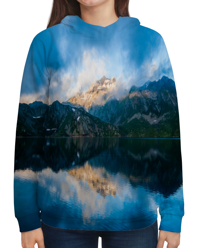 printio футболка с полной запечаткой мужская пейзаж гор Printio Толстовка с полной запечаткой Пейзаж гор