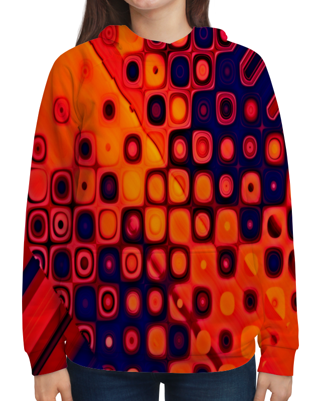Printio Толстовка с полной запечаткой Яркие кубики printio футболка с полной запечаткой для девочек яркие кубики