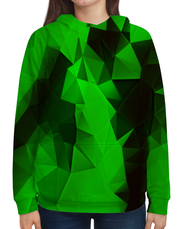 Printio Толстовка с полной запечаткой Зеленые стекла