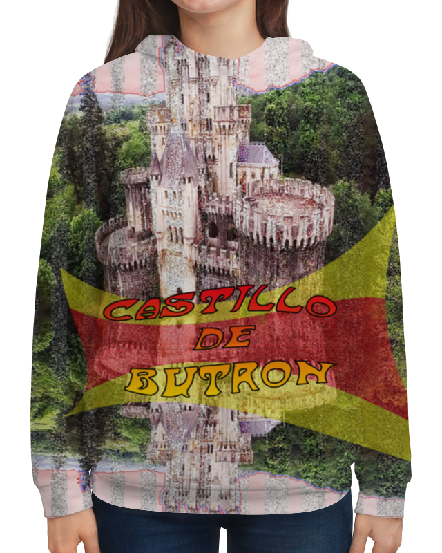 Printio Толстовка с полной запечаткой Замки испании. замок бутрон printio футболка классическая замки испании замок бутрон