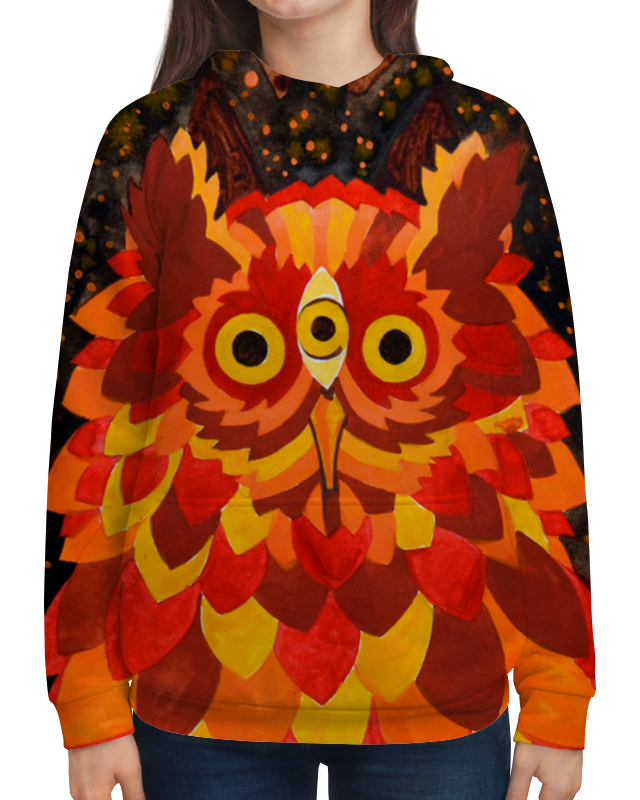 Printio Толстовка с полной запечаткой Осенняя сова printio футболка с полной запечаткой для мальчиков осенняя сова