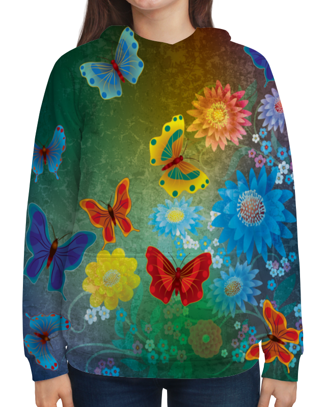 Printio Толстовка с полной запечаткой Бабочки printio толстовка с полной запечаткой цветы и бабочки